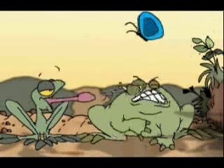Two  FUNNY Frogs