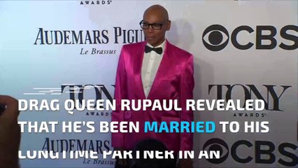 Shante, he stays: RuPaul gets married to longtime partner