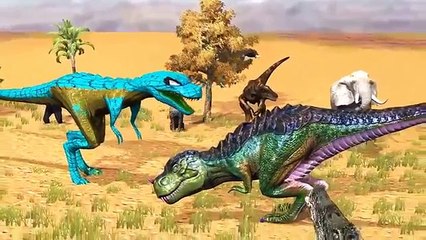 Hulk Vs Dinosaurs | Python vs Tiger | Kingkong Vs Dinosaur 3D short movies for children