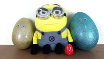GIANT EGG SURPRISE OPENING MINION Despicable Me 2 3 Minions Surprise Toys Awesome Toys Col