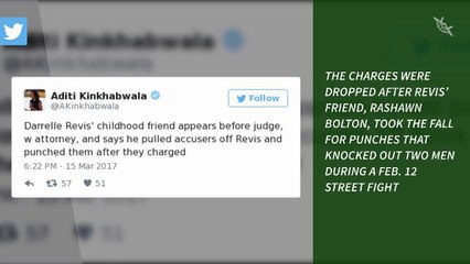 Case dismissed: Darrelle Revis' friend takes fall for altercation