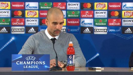 Champions League - Monaco/Manchester - 1/8ème de finale retour - La réaction de Guardiola après l'élimination de City