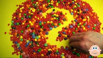 Learn To Count 1 to 30 with Candy Numbers! Surprise Eggs with Smarties Skittles and Candy