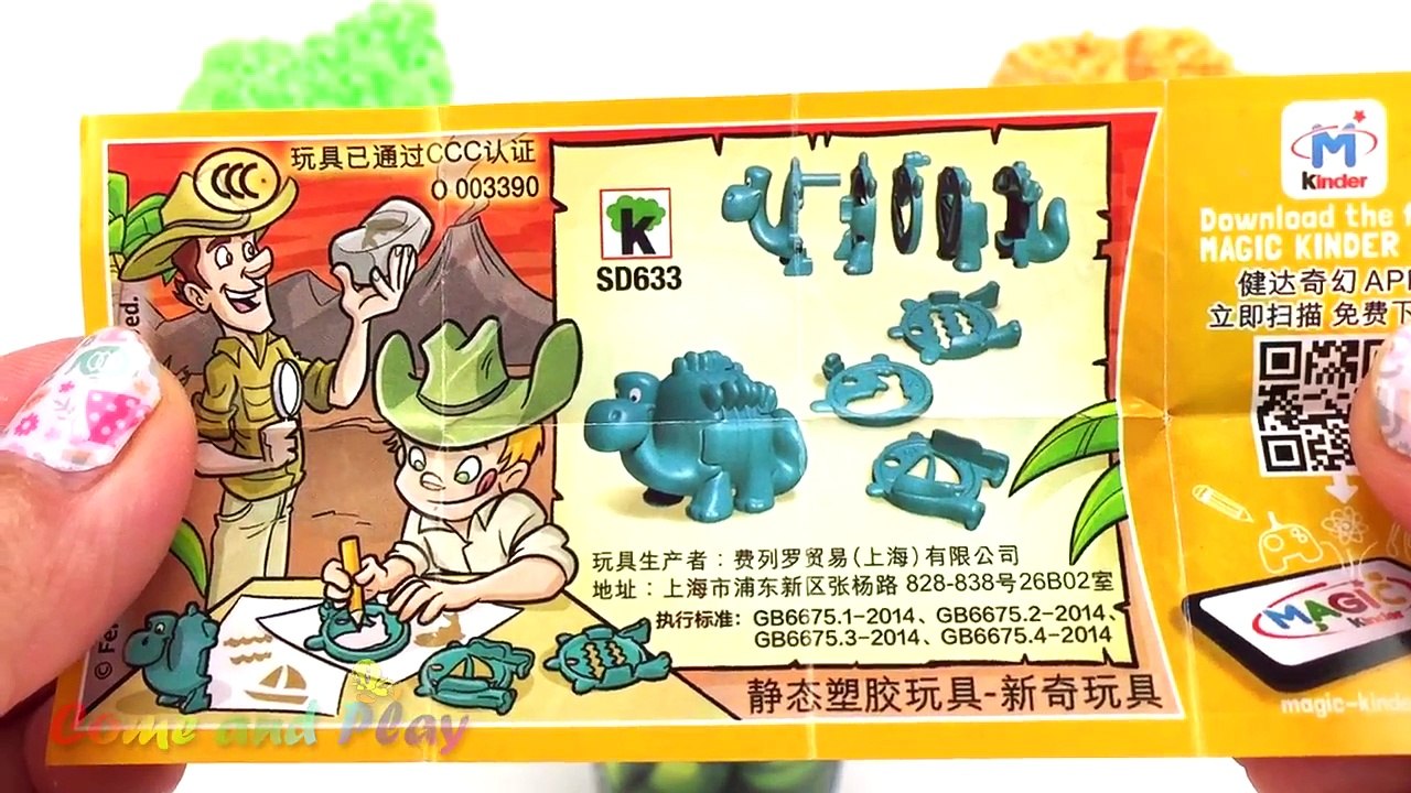 Super Surprise Play Foam Balls Surprise Toys Disney Kinder Joy Learn Colors Numbers Play Doh Ducks-VaV8uw_ur1c