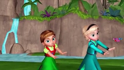 Little Frozen Elsa, Anna Chubby Cheeks Rhymes Cartoon For Kids Nursery Rhyme For Children