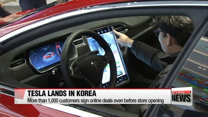 Tesla makes official landing in Korea