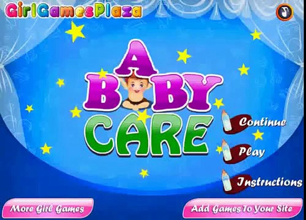 Baby Caring Game for little kids and parents to play online kids games