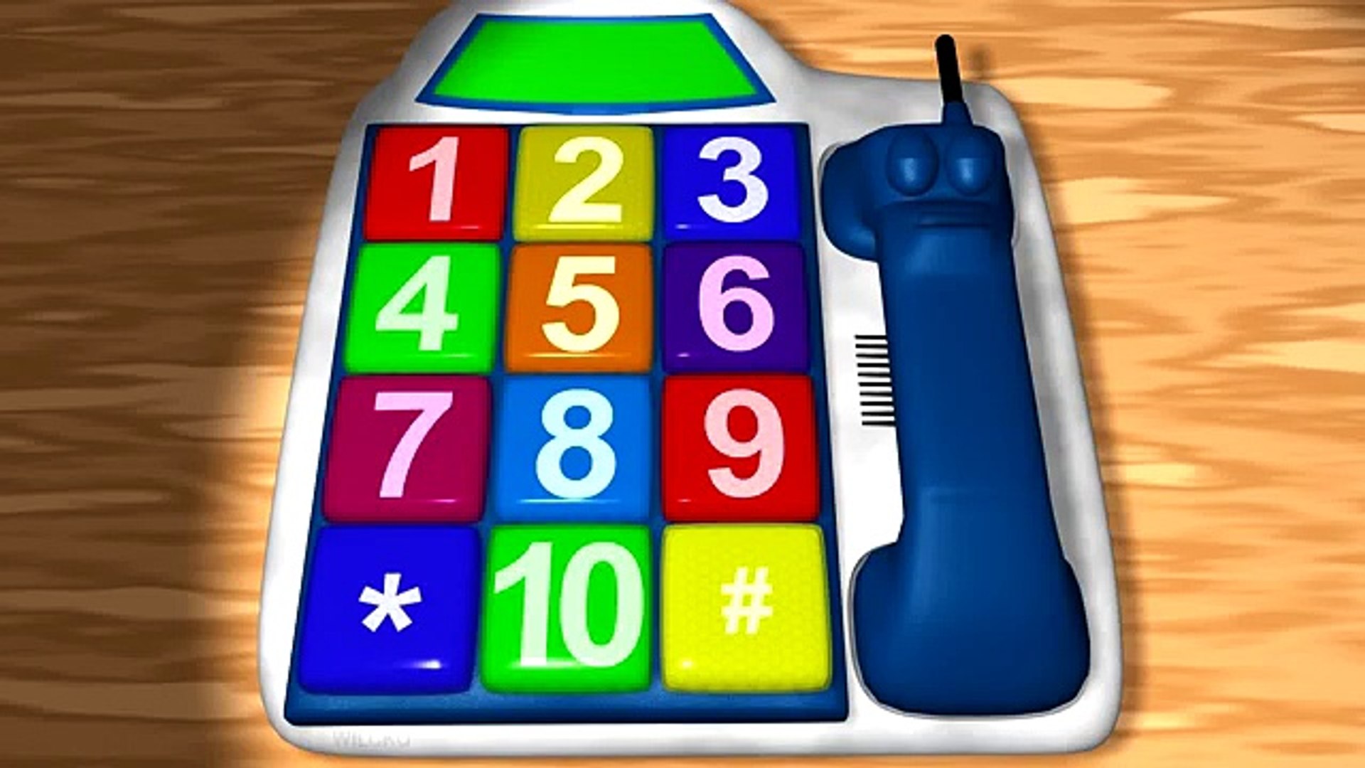 Learn Numbers 1 10 With The Number Phone Video Dailymotion