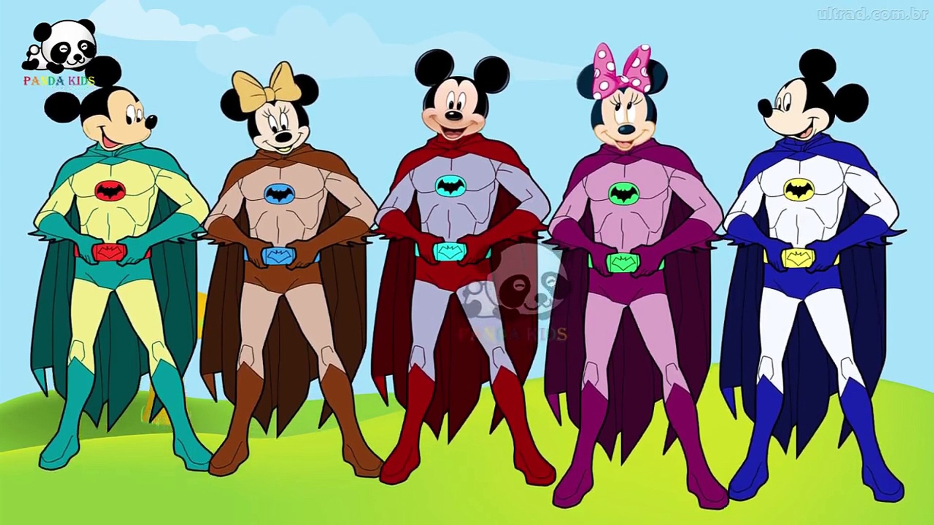 ⁣#Mickey Mouse #Thor #Batman #Captain America #Finger Family Songs Panda Kids