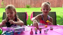 GIANT SURPRISE EGG HUNT AT THE BEACH -Surprise Toys Shopkins My Little Pony Sofia the Firs