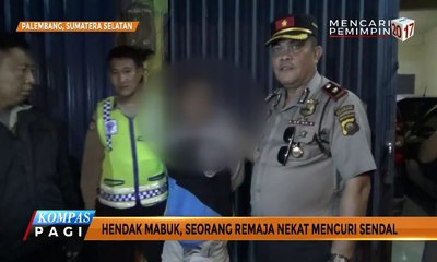 Hendak Mabuk, Remaja Ini Nekat Curi Sendal