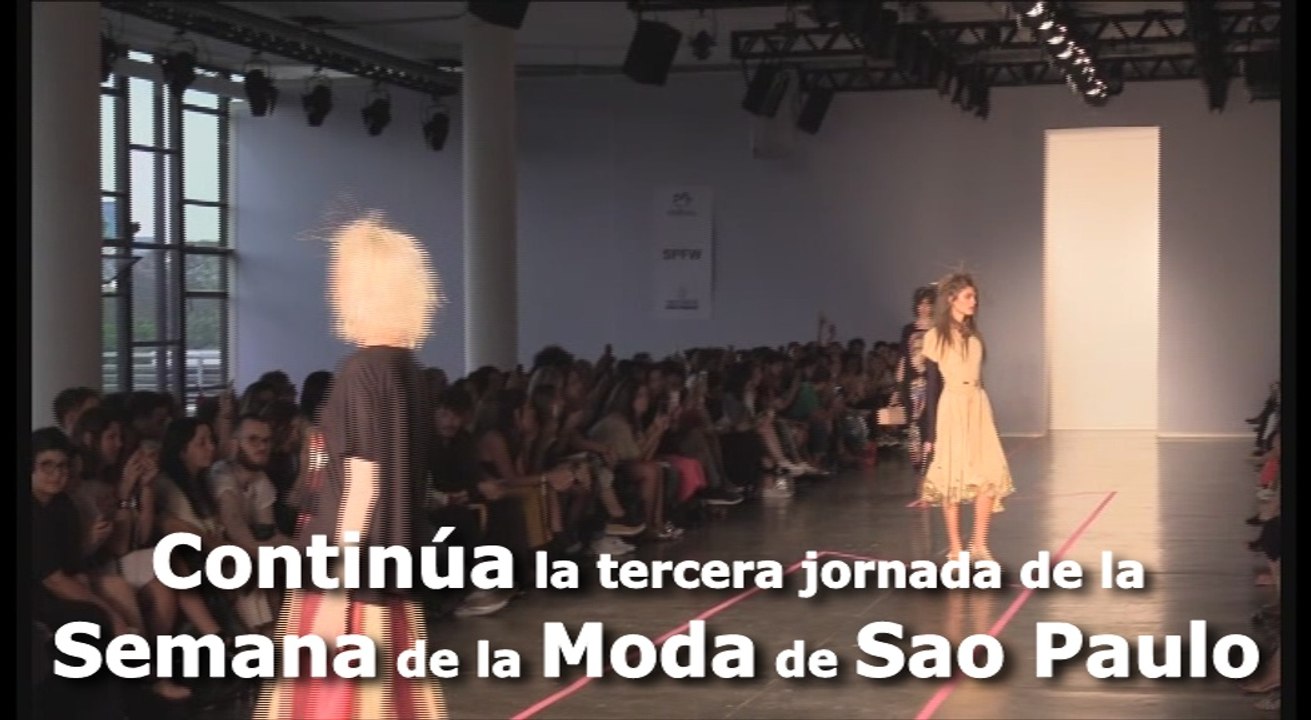 Continúa la tercera jornada de la Semana de la Moda de Sao Paulo