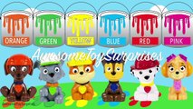 LEARN COLORS with Paw Patrol! NEW Paw Patrol Toy Surprise Eggs! Nick Jr Play doh Surprise