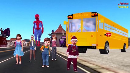 SpiderMan Vs Dinosaurs Hulk SuperHeroes Vs Giant Snake Attacks Frozen Finger Family Rhymes
