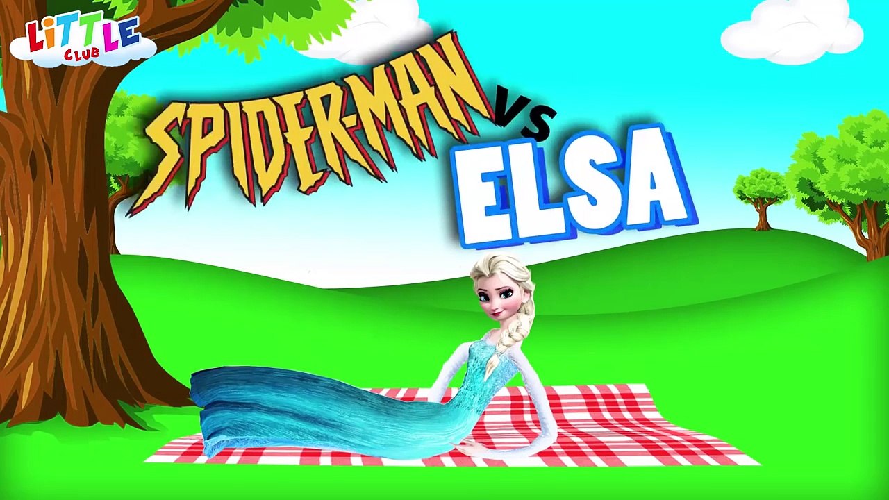 Spiderman and Frozen Elsa vs GIANT HIGH HEEL FOOT - Superheroes Funny Pranks