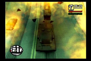 GTA San Andreas - Rhino tank vs Trolley