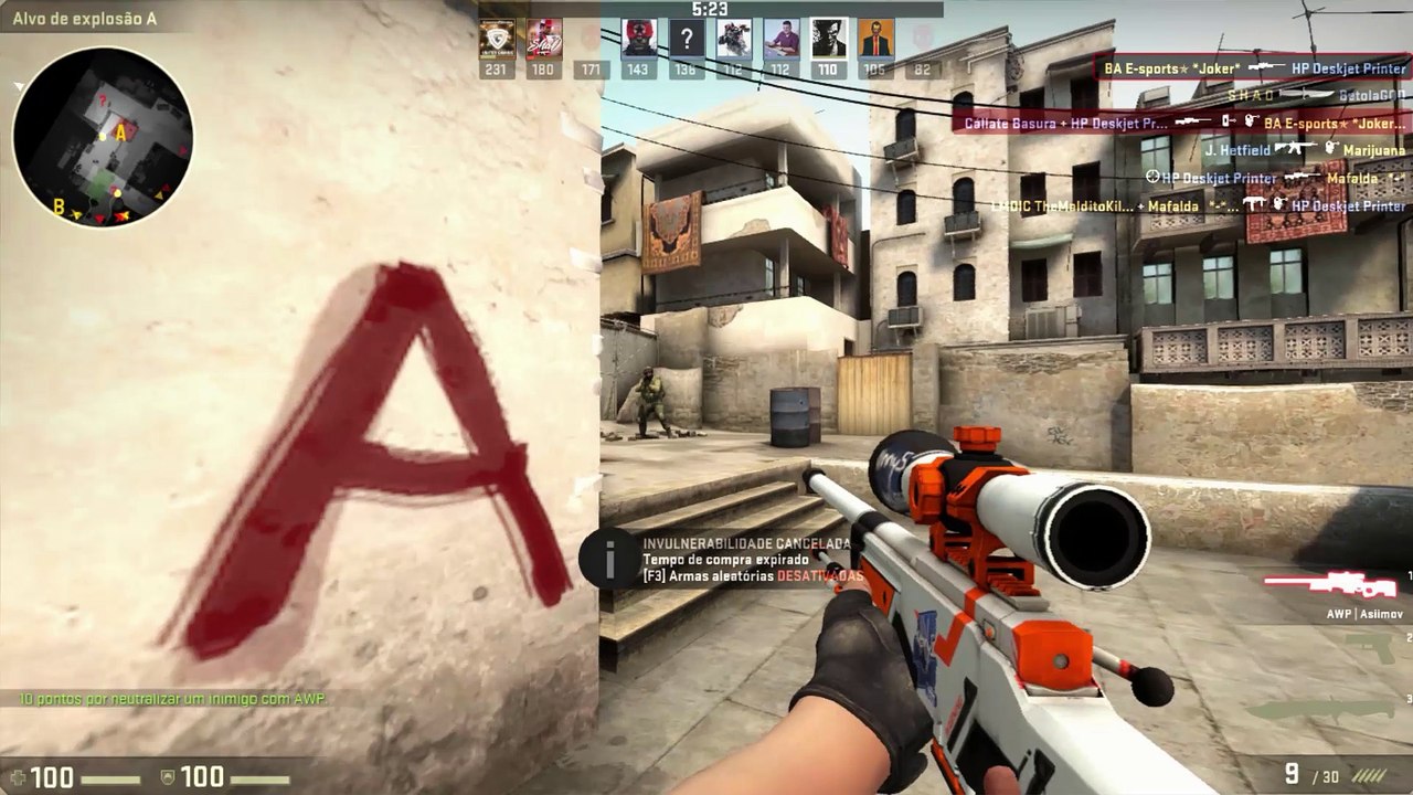 Teste jogado Csgo Pt-Br