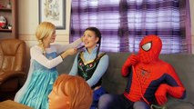 Frozen Elsa and MR BEAN PRANK! w/ Spiderman Maleficent FUN IRL Superhero in Real Life