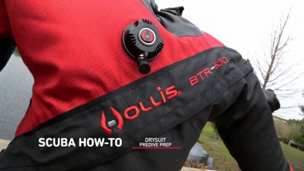 Scuba How To: Pre Dive Drysuit Care