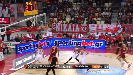 ΟΛΥΜΠΙΑΚΟΣ ΠΕΙΡΑΙΑ 71-80 ΓΑΛΑΤΑΣΑΡΑΙ HIGHLIGHTS - 17.03.2017