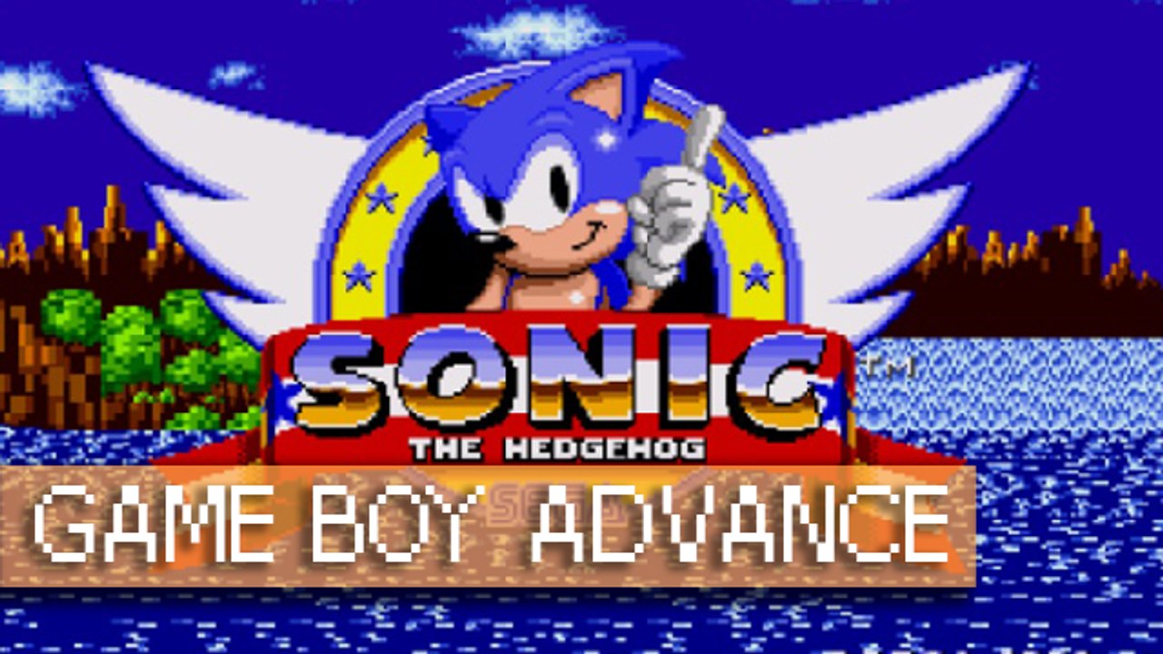 Sonic GBA (Homebrew) - Game Boy Advance (1080p 60fps)