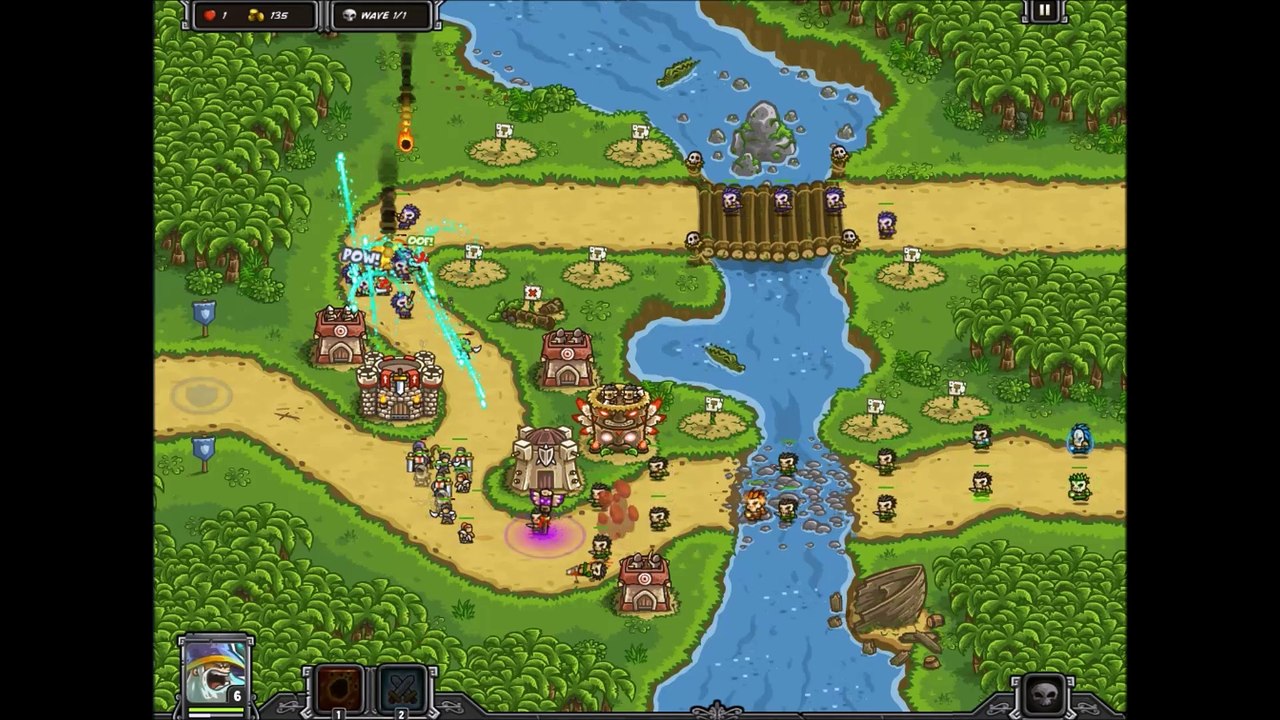 Kingdom Rush Frontiers - [Iron] - Snapvine Bridge - [Hero Nivus]