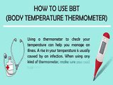 Steps for Using Basal Body Thermometer