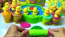 Learn Colors Play Doh with Donald Duck, Mickey Mouse, Hello Kitty, Doremon - Molds Fun Cre