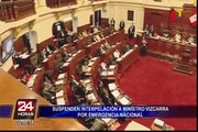Congreso posterga interpelación a ministro Martín Vizcarra