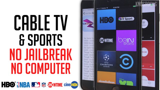 How To Get Live Cable TV & Sports Apps iOS 10.2.1 - 9 / 10 NO Jailbreak Or PC iPhone iPad iPod