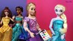 Disney Princess Dolls Playing - Face Painting Fun! Frozen Dolls Videos, Elsa And