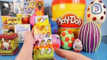 Surprise Eggs Play Doh Kinder Kidrobot Simpsons Disney Vinylmation Toys Playdough Playset