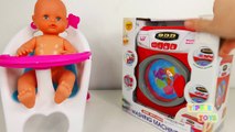 Washing machine & baby doll clothes toy for Kids Playset 디디 세탁기 빨래놀이 뽀로로 폴리 타요 장난감 소꿉놀이