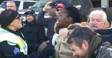 Scuffle Breaks Out in Line for President Trump's Nashville Rally