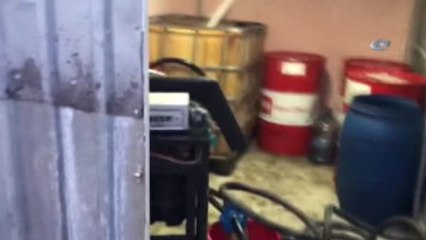 Tavuk Çiftliğinde Kaçak Akaryakıt Operasyonu