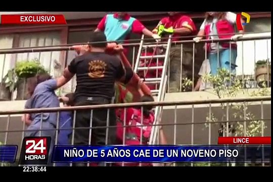 Lince: niño resulta grave tras caer de noveno piso de edificio