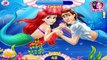 Princess Ariel and Eric Kissing - Game Little Mermaid Mistletoe Kiss Love for Kids & Girls