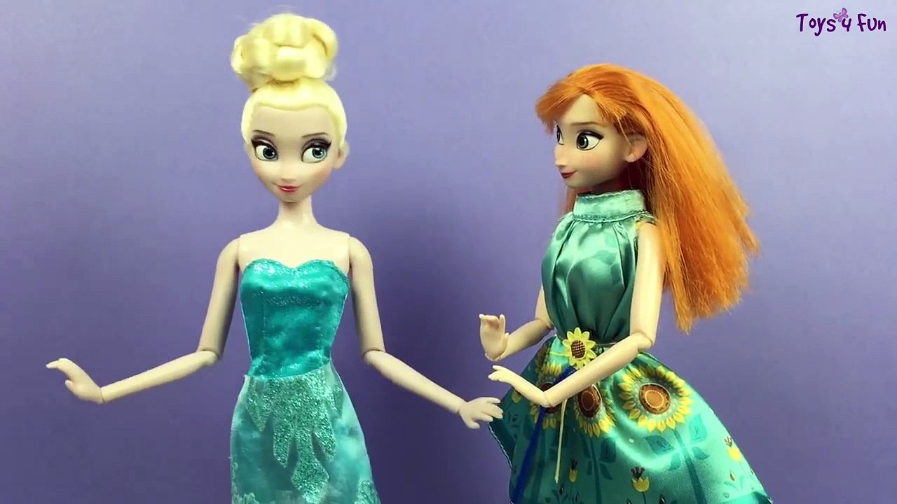 Frozen Elsa and Anna Dolls Makeover! Frozen Hairstyle and Dress Up. Di