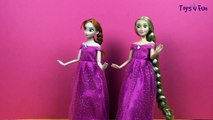 Elsa Gets Married! Frozen Wedding Dress, ft Disney Princess Anna and K
