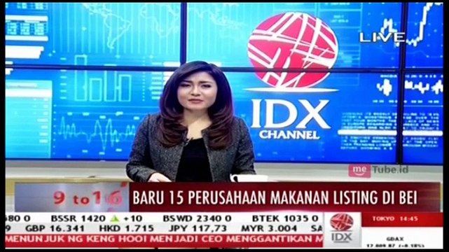 500 Perusahaan Makanan Indonesia, Baru 15 Perusahaan Listing di BEI