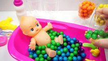 Learn Colors Baby Doll Bubble Gum Bath