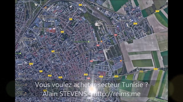 Vente maison et appartement Reims Tunisie - A vendre immobilier Reims Alain STEVENS Tél 06 12 55 19 80