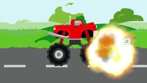 Monster Trucks Teaching Collection Vol. 1 - Learn Colors, Colours, Numbers & Shapes