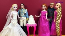 Elsa Gets Married! Frozen Wedding Dress, ft Disney Princess