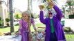 FROOT LOOPS Cereal CHALLENGE! w/ Princess Rapunzel, Chase & Joker Fun Kids Movie in Real L