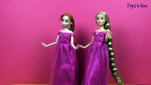 Elsa Gets Married! Frozen Wedding Dress, ft Disney Princess Anna and Kristoff and Rapunze