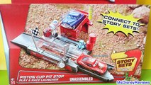 Cars Piston Cup Pit Stop Launcher Play & Race Story Sets New new DisneyPixarCars
