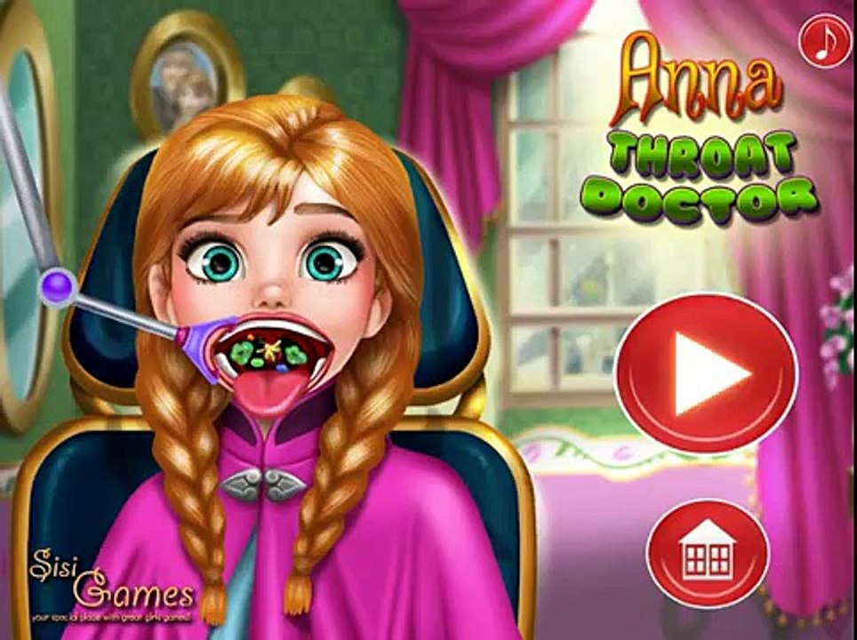 Анна Лучший Лучший доктор для игра девушки мало горло