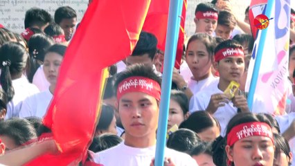 ရန္ကုုန္ သူနာျပဳရပ္ဝန္းေတြ ဘာေၾကာင့္ ဆႏၵျပတာလဲ (႐ုုပ္/သံ)
