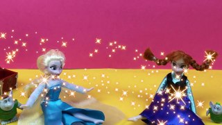 Frozen Dolls Come Alive While Anna Is Not Looking! Frozen Dolls Videos - Teddy Bear Picnic.